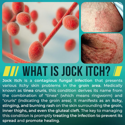 Terramed Just Think Comfort Jock Itch Spray | Plant-Based Antifungal Relief for Groin & Inner Thighs