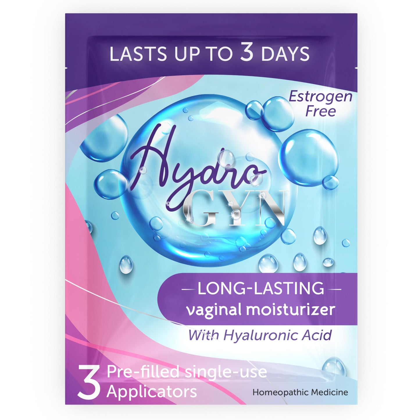 Hydro GYN Vaginal Moisturizer | Terramed Just Think Comfort | Long-Lasting Hydration with Hyaluronic Acid & Vitamin E