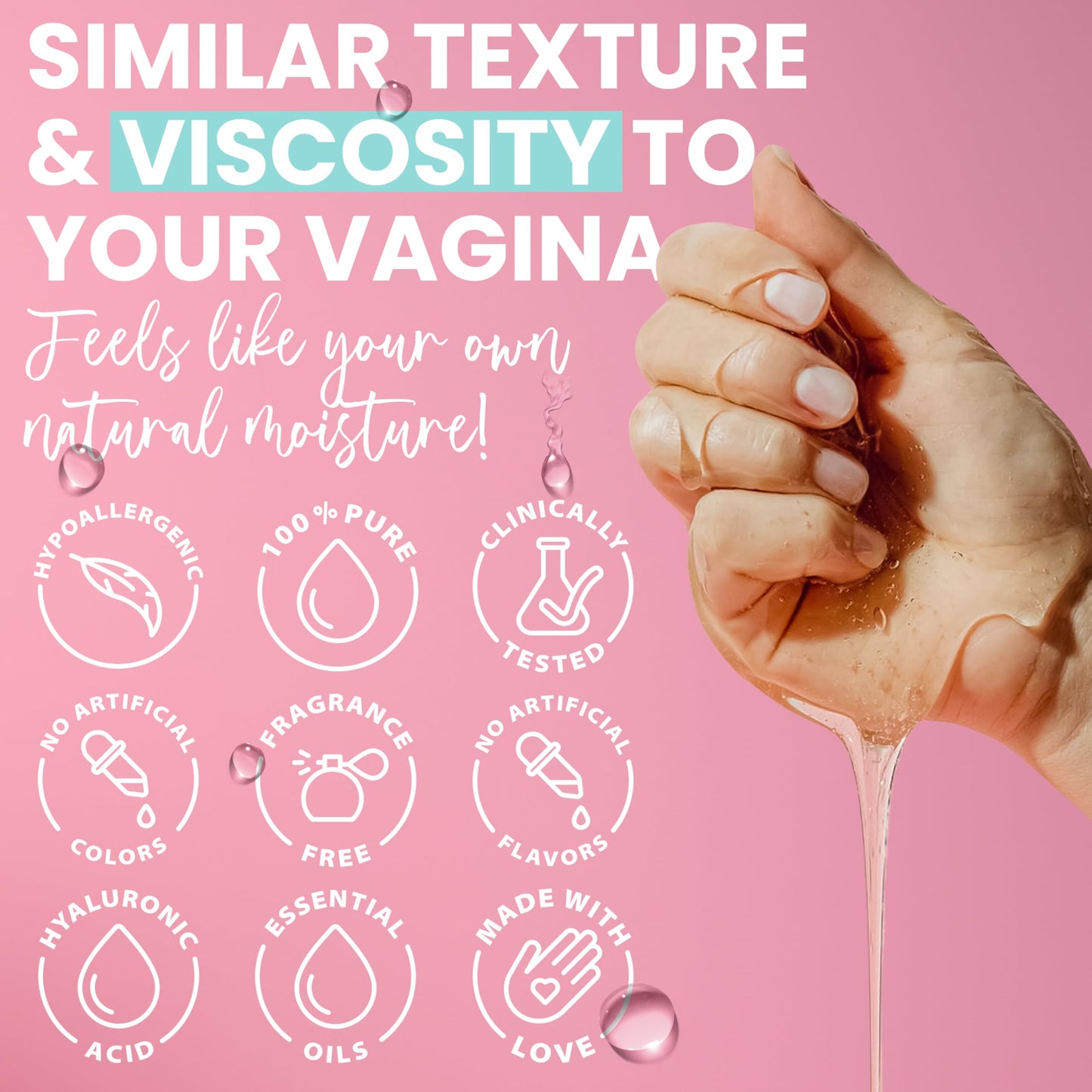 Terramed Just Think Comfort Hydro GYN Vaginal Moisturizer — Hormone-Free Hydration, Hyaluronic Acid & Vitamin E, 10 Pre-Filled Applicators