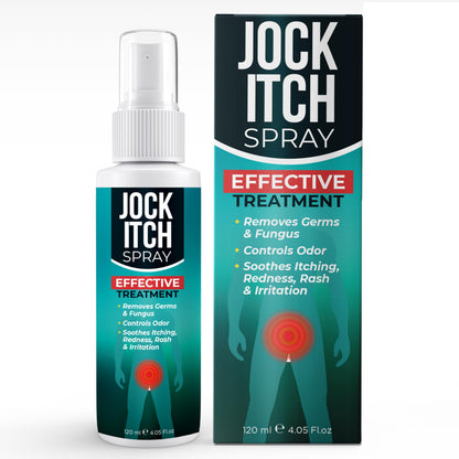 Terramed Just Think Comfort Jock Itch Spray | Plant-Based Antifungal Relief for Groin & Inner Thighs