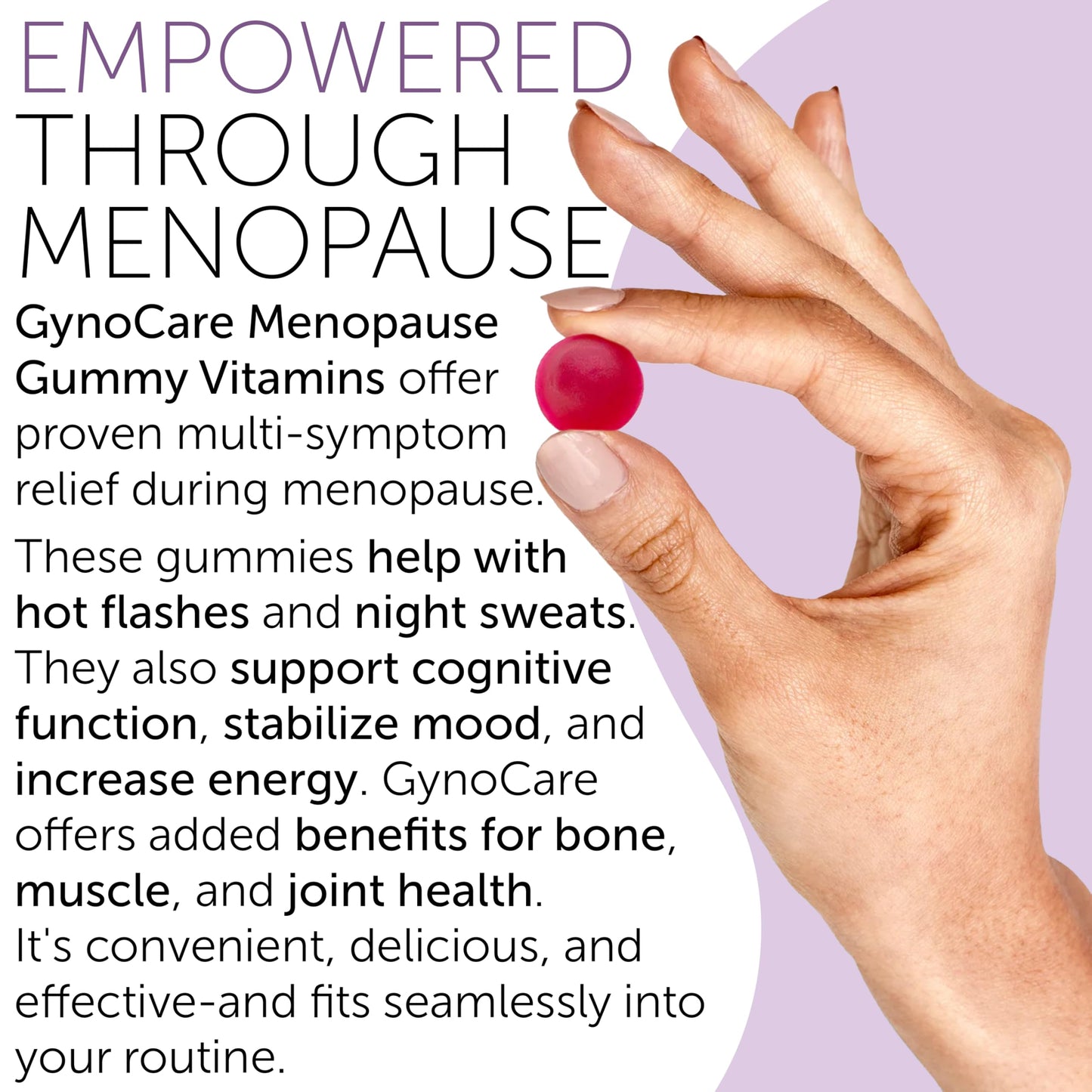 Terramed Just Think Comfort Menopause Gummies | Hormone-Free Relief, Sleep Support