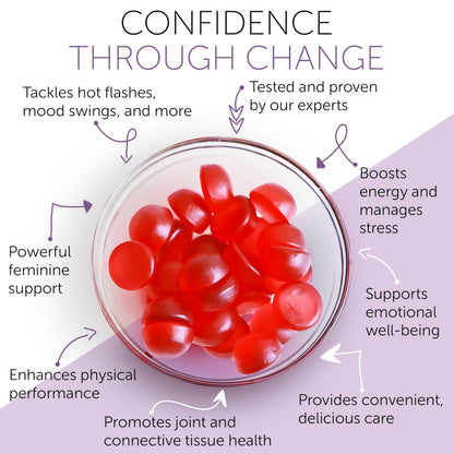Terramed Just Think Comfort Menopause Gummies | Hormone-Free Relief, Sleep Support