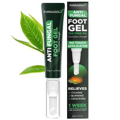 Tea Tree Oil Antifungal Foot Gel | Terramed Just Think Comfort | No-Touch Applicator | 1-Week Option