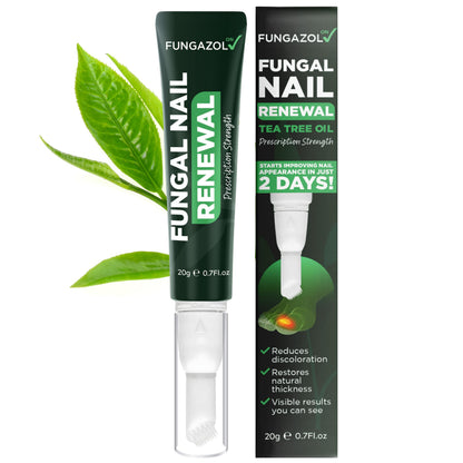 Terramed Just Think Comfort Toenail Fungus Pen — Tea Tree Oil, Fast-Acting, No-Touch Applicator (20ML)