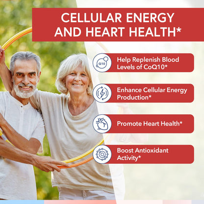 Terranics CoQ10 200mg with Olive Oil – Heart Health, USA Made