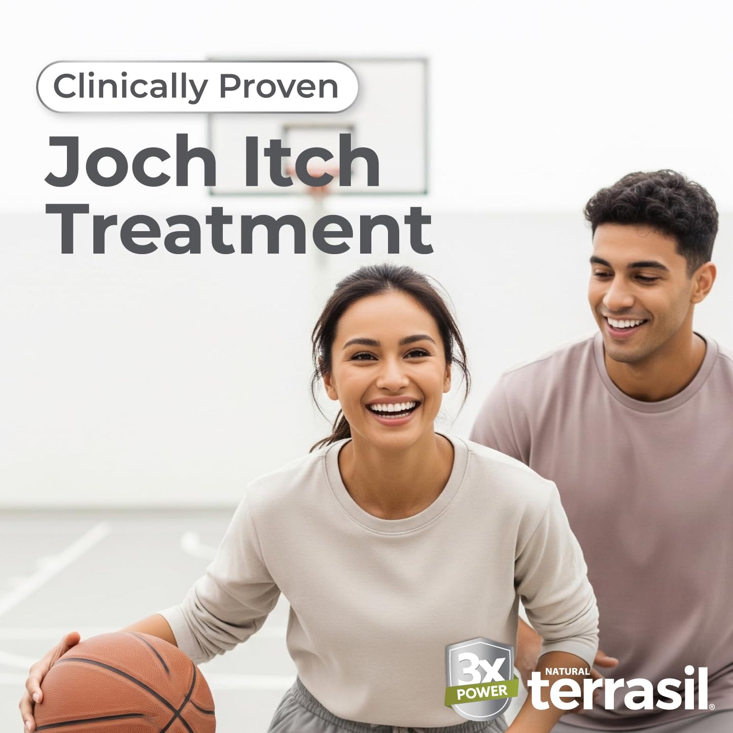Terrasil Jock Itch Treatment Extra Strength - Clinically Proven 1% Clotrimazole