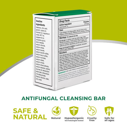 Terrasil Antifungal Soap Bar with Clotrimazole – 3-Pack (75g each) – Dermatologist-Tested, Hypoallergenic