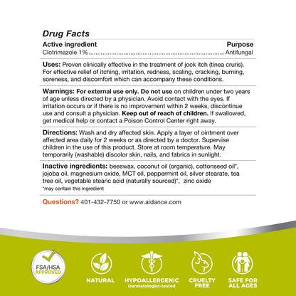 Terrasil Jock Itch Treatment Extra Strength - Clinically Proven 1% Clotrimazole