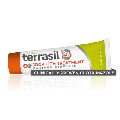 Terrasil Jock Itch Cream with 1% Clotrimazole – Extra Strength Relief
