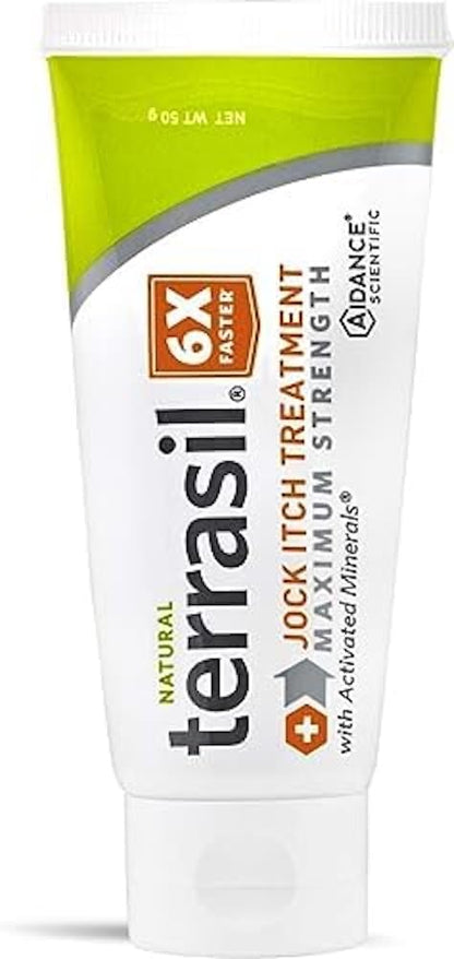 Terrasil Jock Itch Treatment Extra Strength - Clinically Proven 1% Clotrimazole