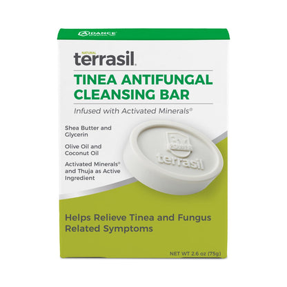 Terrasil Tinea Soap – Natural Antifungal Bar for Tinea Versicolor Relief & Soothing Skin Care (75g)
