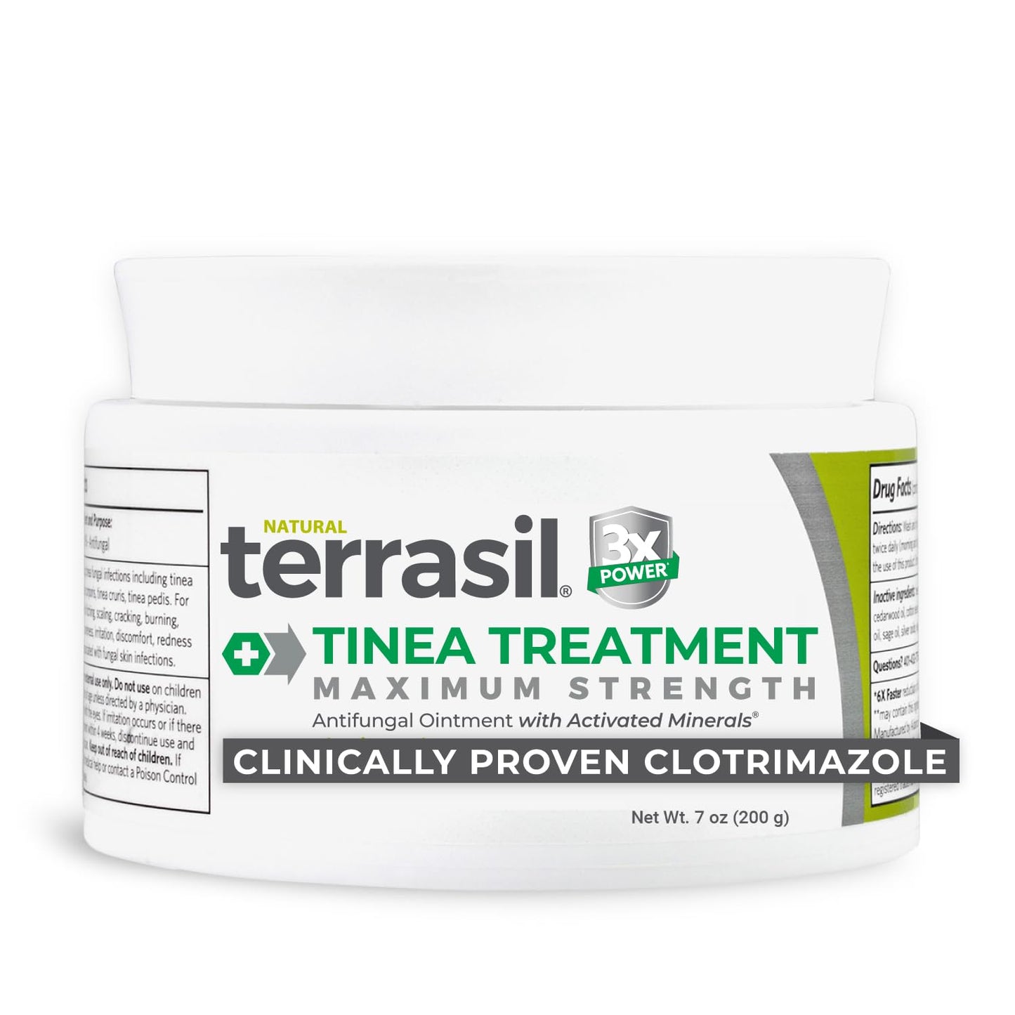 Terrasil Tinea Versicolor Treatment Cream Max Strength – 1% Clotrimazole Antifungal (7oz)