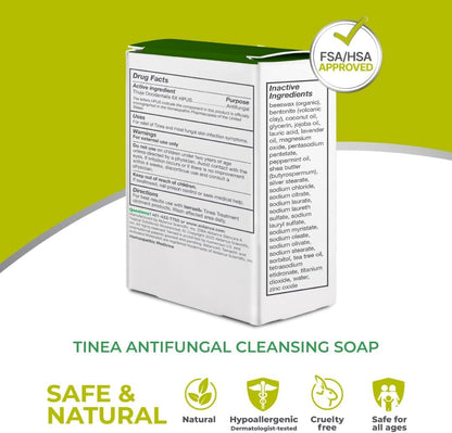 Terrasil Tinea Versicolor Treatment Cream + Tinea Soap Kit — Made in USA, 1% Clotrimazole