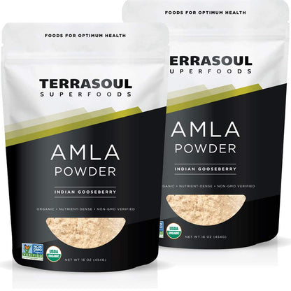 Terrasoul Organic Amla Berry Powder (Amalaki) – 2 Lbs, Vitamin C & Immunity Support