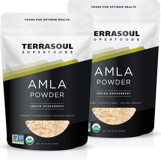 Terrasoul Organic Amla Berry Powder (Amalaki) – 2 Lbs, Vitamin C & Immunity Support BritishVita | Premium UK Vitamins & Wellness Supplements