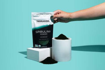 Terrasoul Organic Spirulina Powder 6oz – Vegan Protein & Immune Support