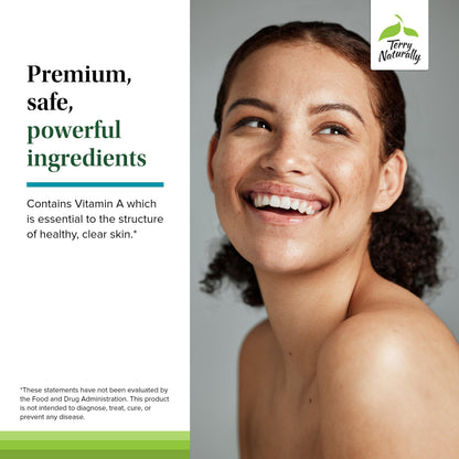Terry Naturally Acne Essentials – Skin Support with Vitamins A, C & Zinc