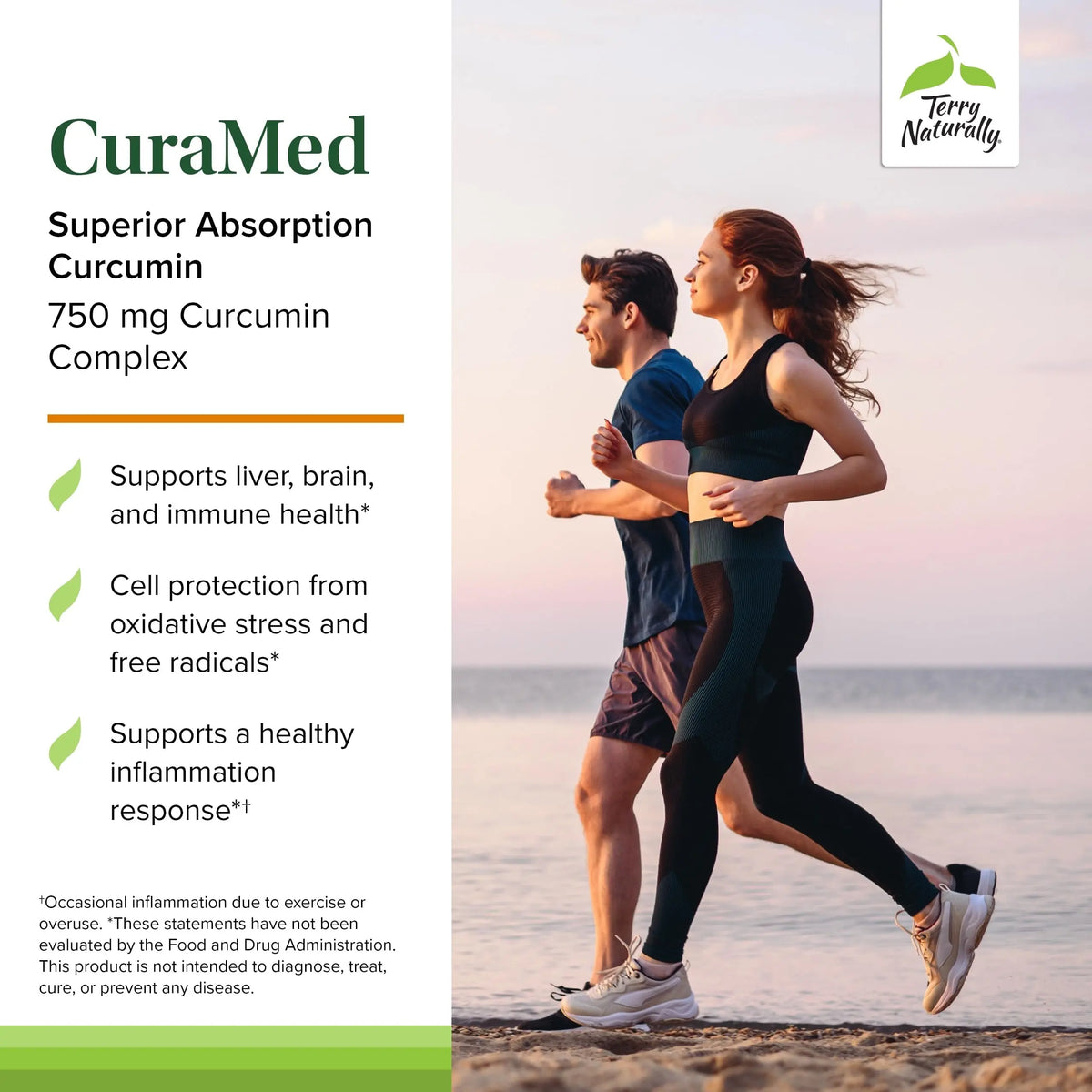Terry Naturally CuraMed 750 mg – High-Potency Curcumin for Brain & Heart Support – 120 Softgels (Pack of 2) BritishVita | Premium UK Vitamins & Wellness Supplements