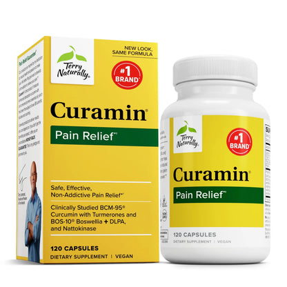 Terry Naturally Curamin – Curcumin for Circulation & Endorphin Support – 120 Capsules BritishVita | Premium UK Vitamins & Wellness Supplements