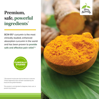 Terry Naturally Curamin - Curcumin with Boswellia, DLPA & Nattokinase - 90 Vegan Capsules BritishVita | Premium UK Vitamins & Wellness Supplements