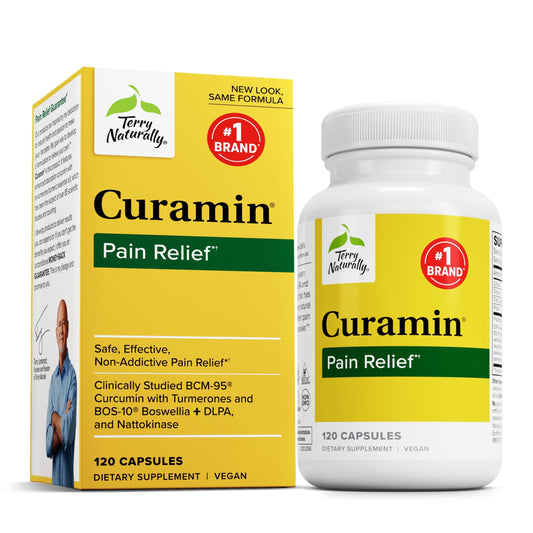 Terry Naturally Curamin – Curcumin for Circulation & Endorphin Support – 120 Capsules BritishVita | Premium UK Vitamins & Wellness Supplements