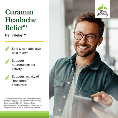 Terry Naturally Curamin Headache - DLPA, Boswellia & Curcumin