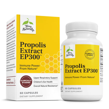Terry Naturally Propolis EP300 - Immune & Respiratory Support - 60 Capsules