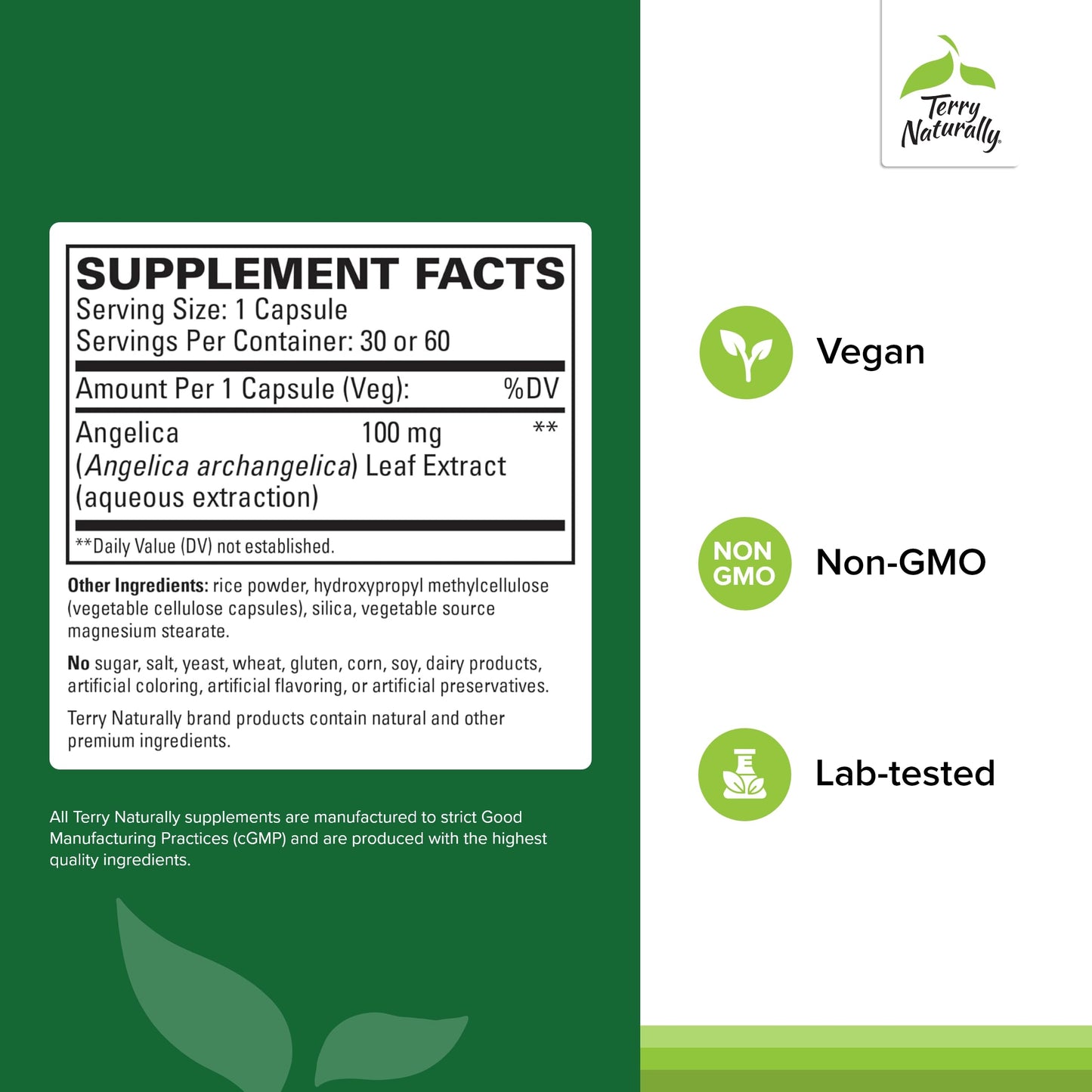 Terry Naturally SagePro Bladder: Bladder Support | Angelica Leaf Extract | Vegan 30 Capsules