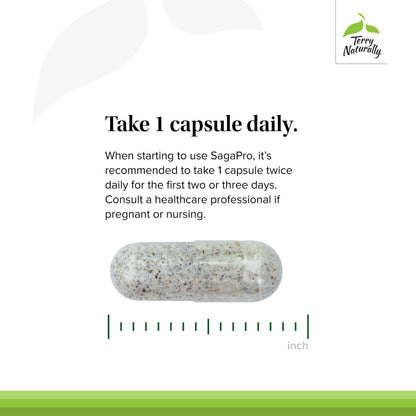 Terry Naturally SagePro Bladder: Bladder Support | Angelica Leaf Extract | Vegan 30 Capsules