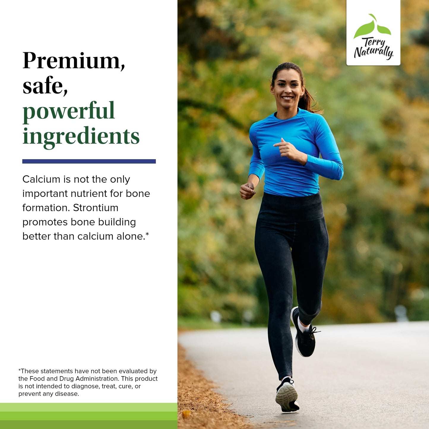 Terry Naturally Strontium - Bone Health & Strength Support (Vegan Capsules, Strontium Citrate) - 60 Capsules x 2