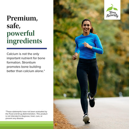 Terry Naturally Strontium - Bone Health & Strength Support (Vegan Capsules, Strontium Citrate) - 60 Capsules x 2