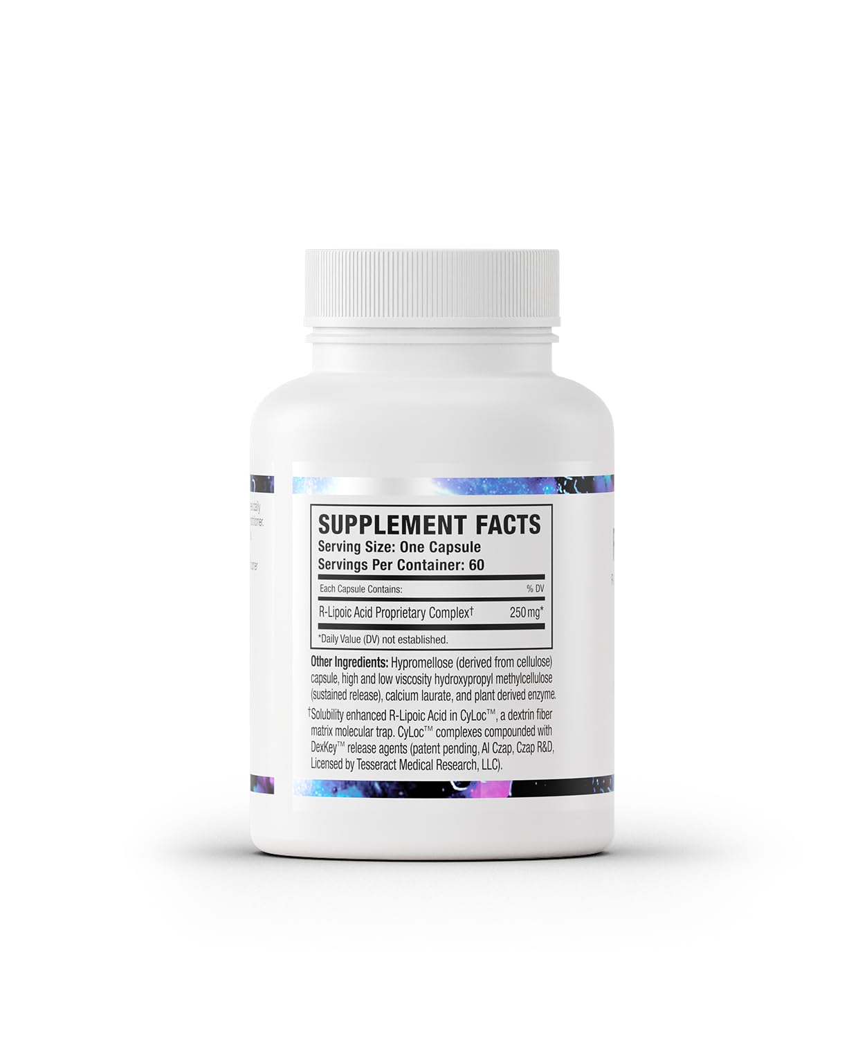 Tesseract RLA Pro SR – R-Lipoic Acid Supplement, 60 Capsules, Sustained-Release