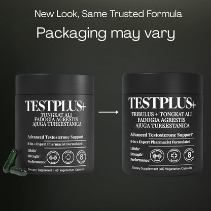 TESTPLUS+ 1,450mg 8-in-1 Testosterone Supplement for Men