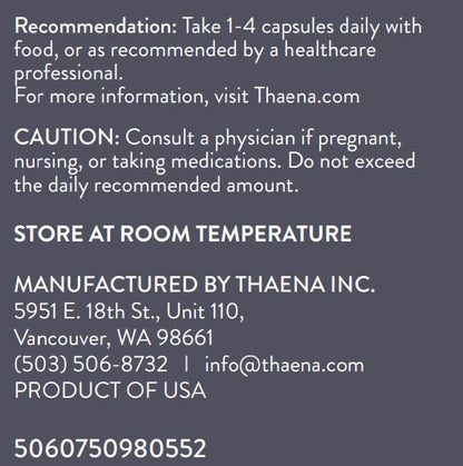 Thaena ThaenaBiotic Postbiotic - World's First Human-Derived Postbiotic Supplement - 90 Count