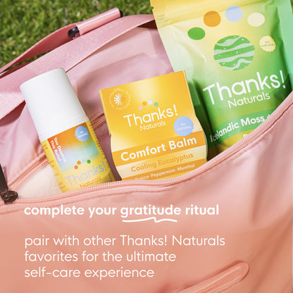 Thanks! Naturals Massage Oil Roll On – Charmed by Chai, Cold-Pressed, Vegan, 3 oz