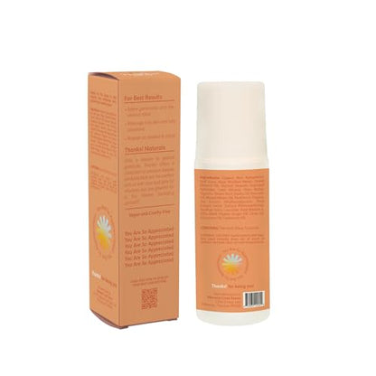 Thanks! Naturals Massage Oil Roll On – Charmed by Chai, Cold-Pressed, Vegan, 3 oz