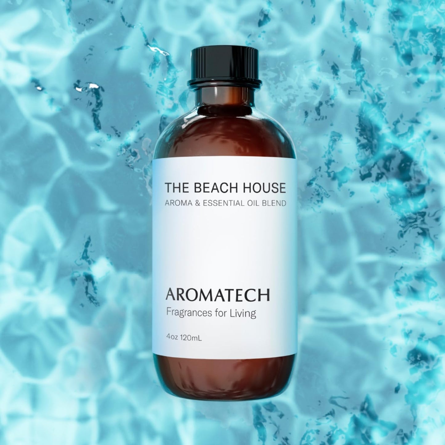 AromaTech The Beach House Essential Oil Blend – Bergamot, Coconut Milk & Sandalwood | 4 fl oz (120 mL)