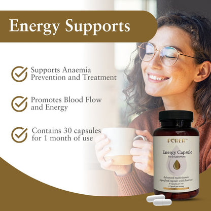 The Energy Capsule - with iron for anaemia