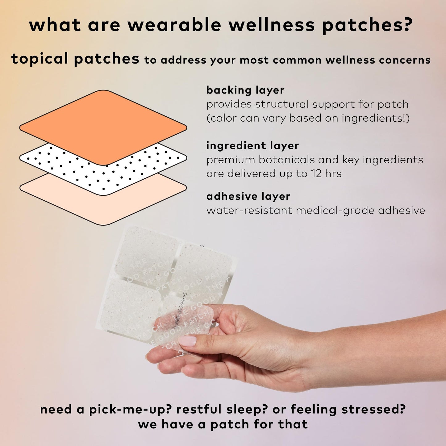 The Good Patch Slumber Sleep Patch – Melatonin-Free, Sustained Release, Plant-Powered Wellness (16 Patches)