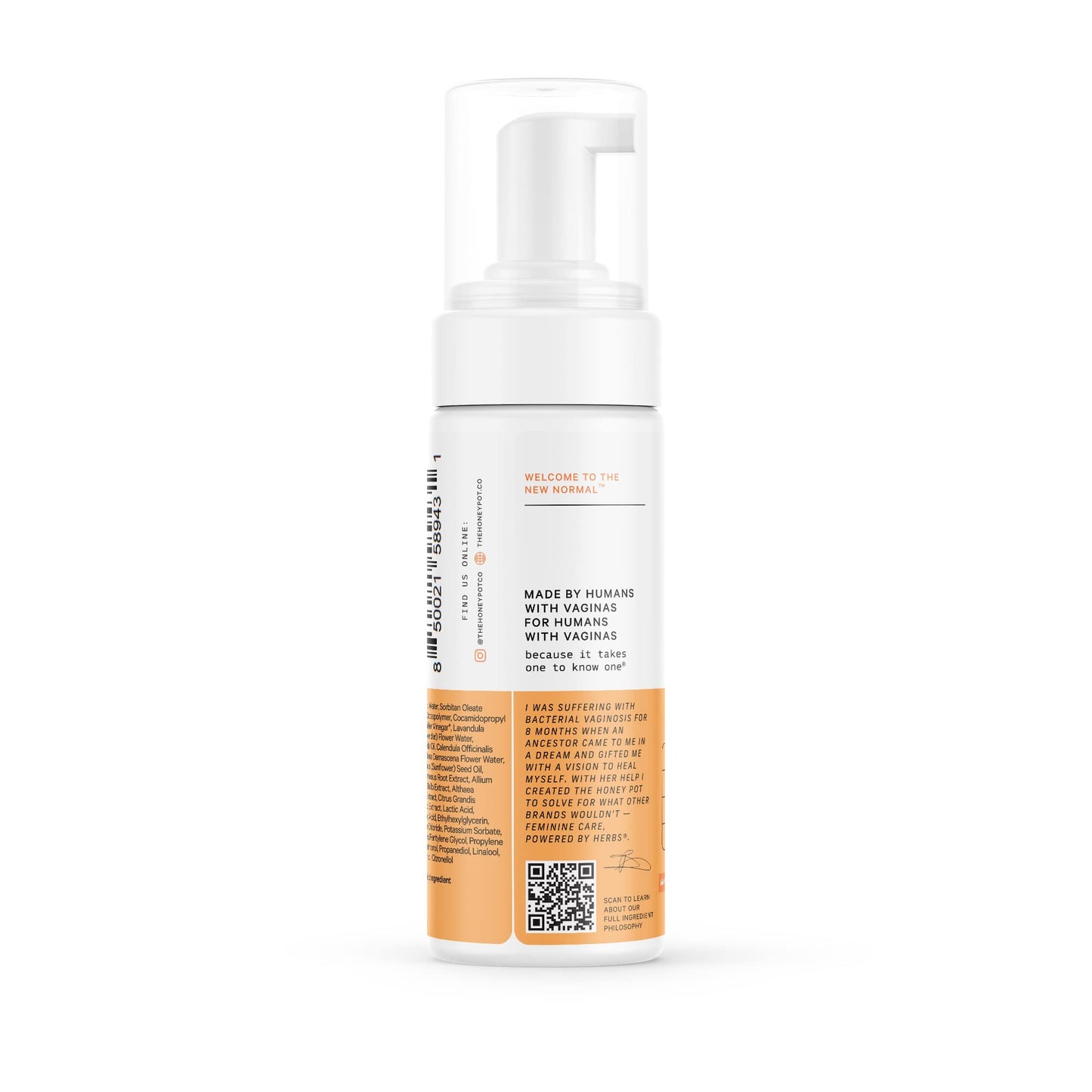 The Honey Pot Company - Herbal Infused Feminine Wash for Sensitive Skin | pH Balanced, Plant-Based Hygiene