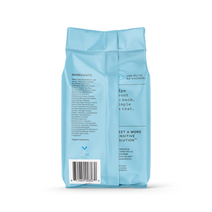 The Honey Pot Company Sensitive Feminine Wipes – Daily pH Balancing, Fragrance-Free & Sulfate-Free, 30 ct
