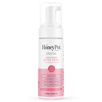 The Honey Pot Company Witch Hazel Feminine Wash – Postpartum Essentials, Pregnancy Safe, pH Balanced