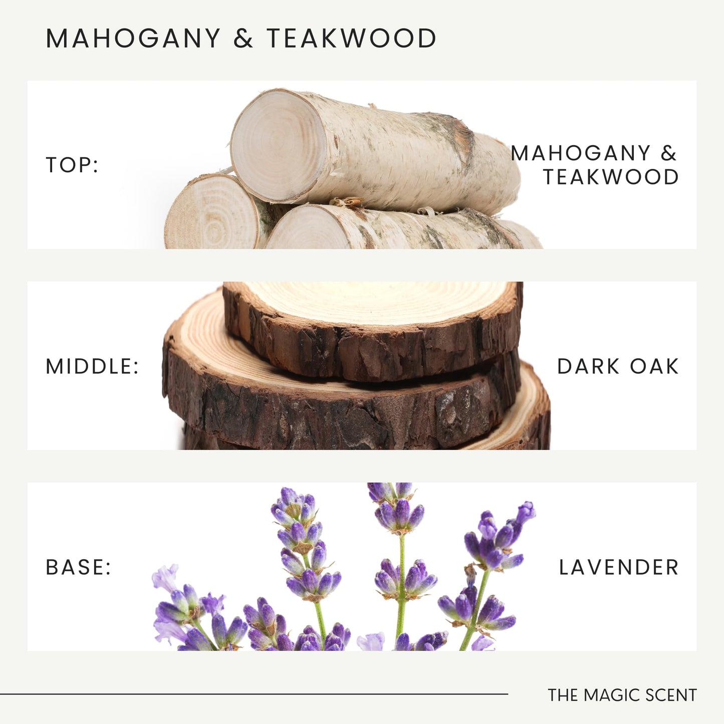 The Magic Scent Mahogany & Teakwood Diffuser Oil - Luxury Hotel & Home Scents (4 oz / 120 mL)