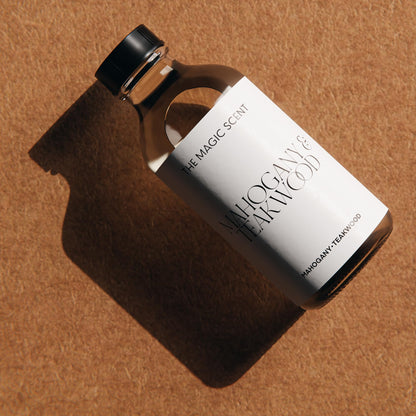 The Magic Scent Mahogany & Teakwood Diffuser Oil - Luxury Hotel & Home Scents (4 oz / 120 mL)