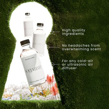 The Magic Scent Soft Velvet Diffuser Oil – Luxury Hotel & Home Scents (4 oz / 120 mL)
