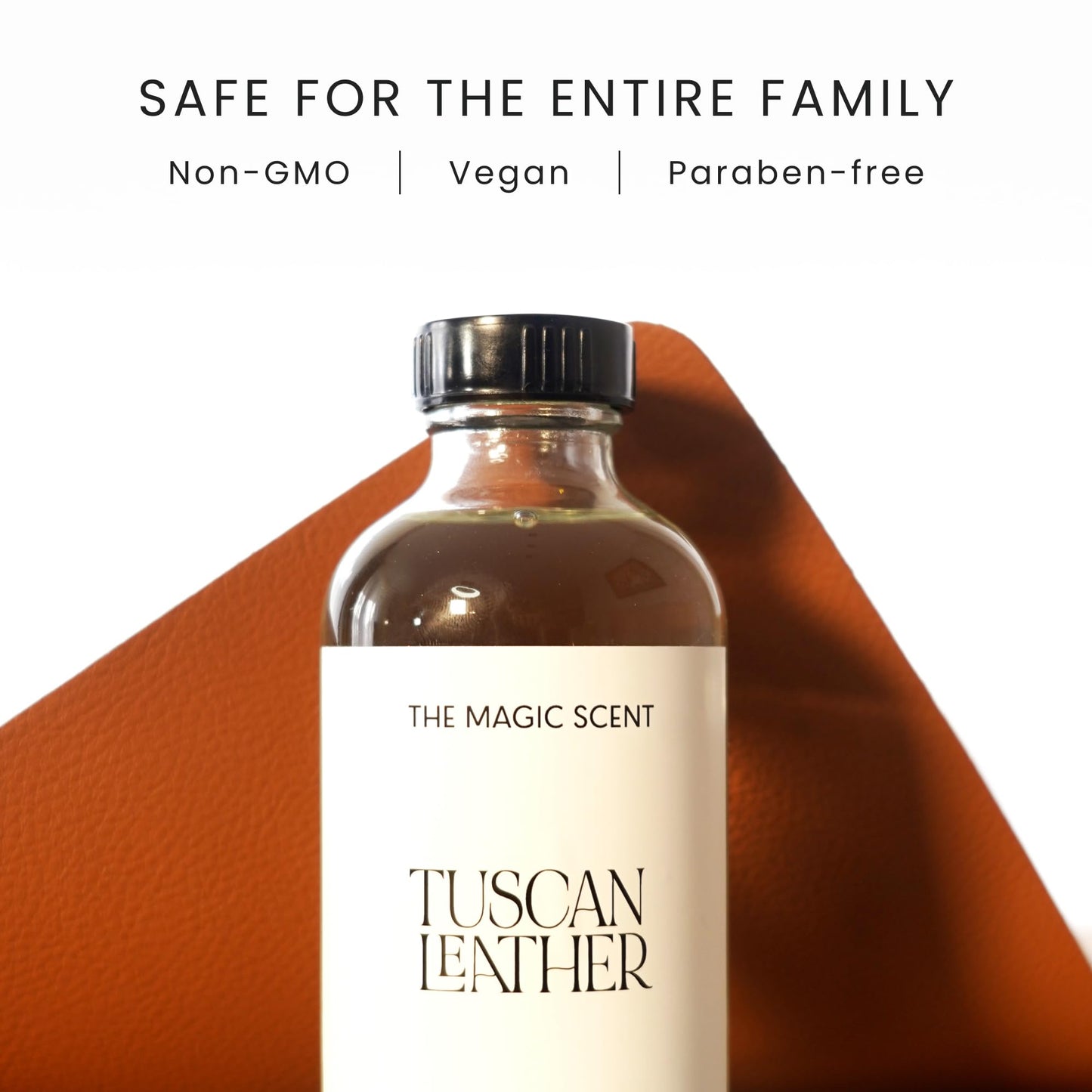 The Magic Scent Tuscan Leather Diffuser Oil - Hotel & Home Luxury Scents (16.9 fl oz / 500 mL)