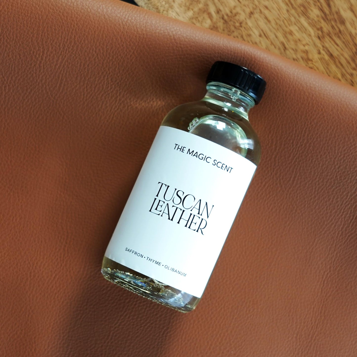 The Magic Scent Tuscan Leather Diffuser Oil - Hotel & Home Luxury Scents (16.9 fl oz / 500 mL)