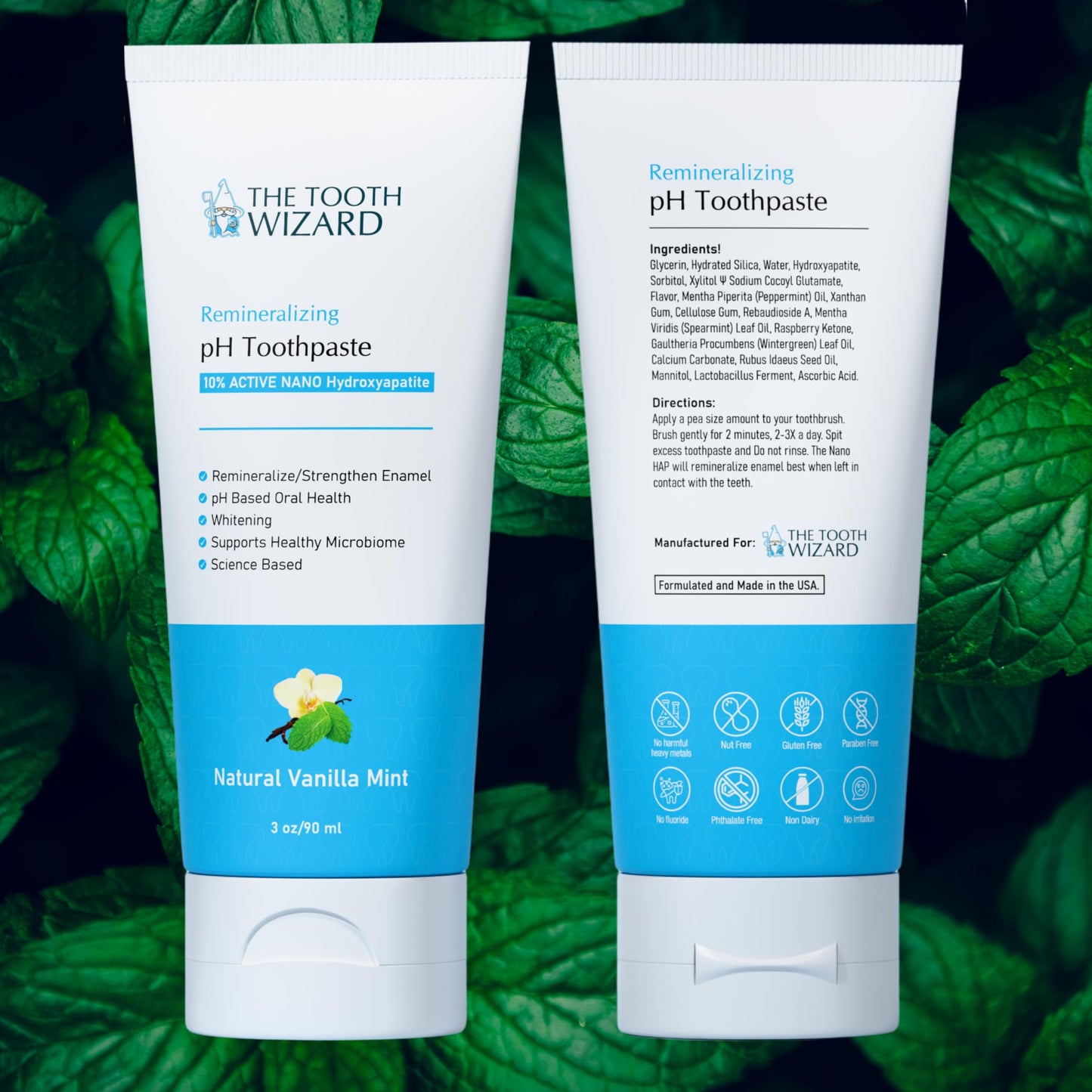 THE TOOTH WIZARD pH Balancing Toothpaste | Vanilla Mint