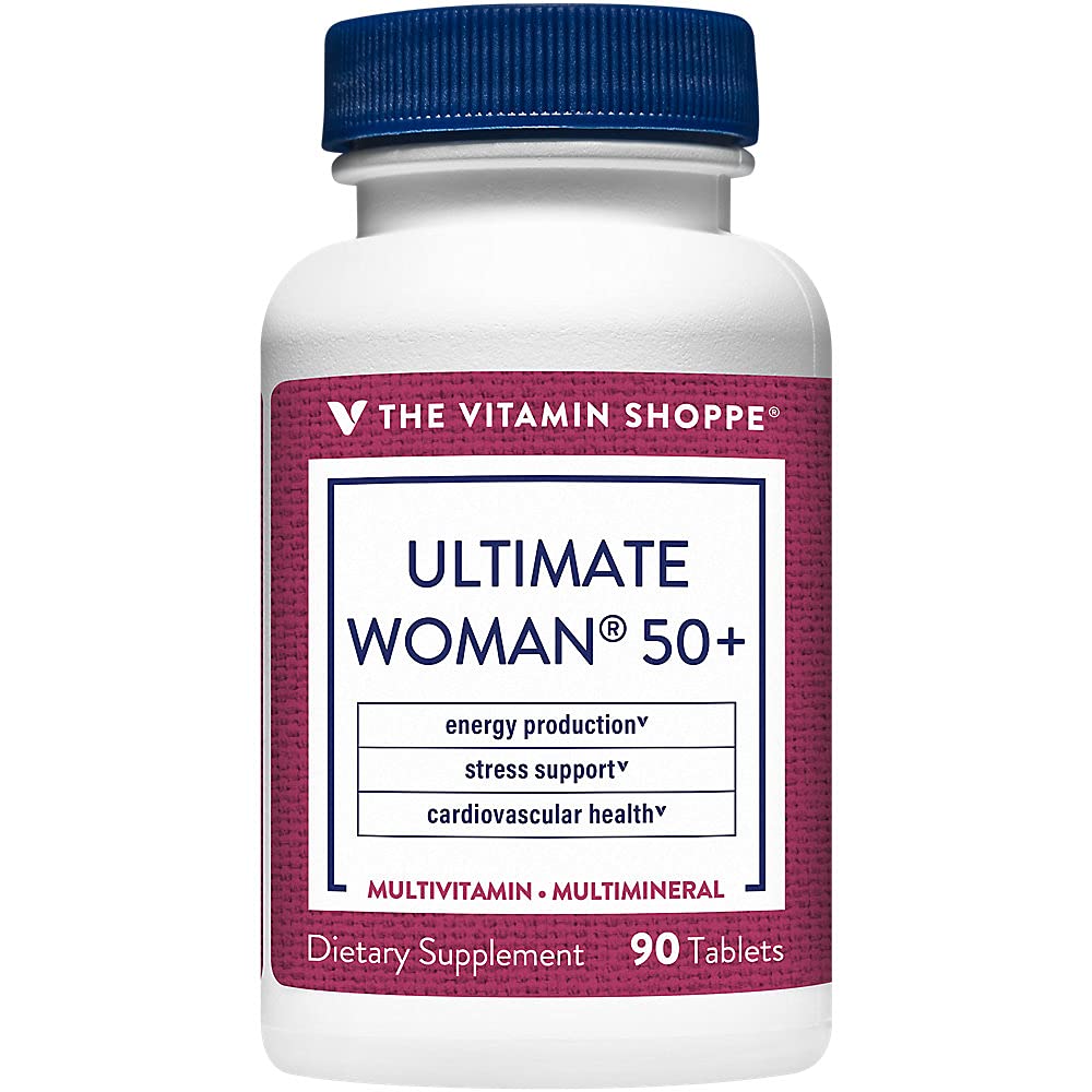 The Vitamin Shoppe Ultimate Woman 50+ Multivitamin (90 Tablets)  Servings