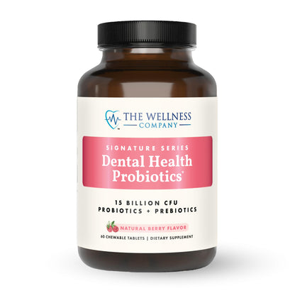 Dental Health Probiotic – Bad Breath Cleanse, Mouth Microbiome Support, 15B CFU, Xylitol | 60 Chewable Tablets